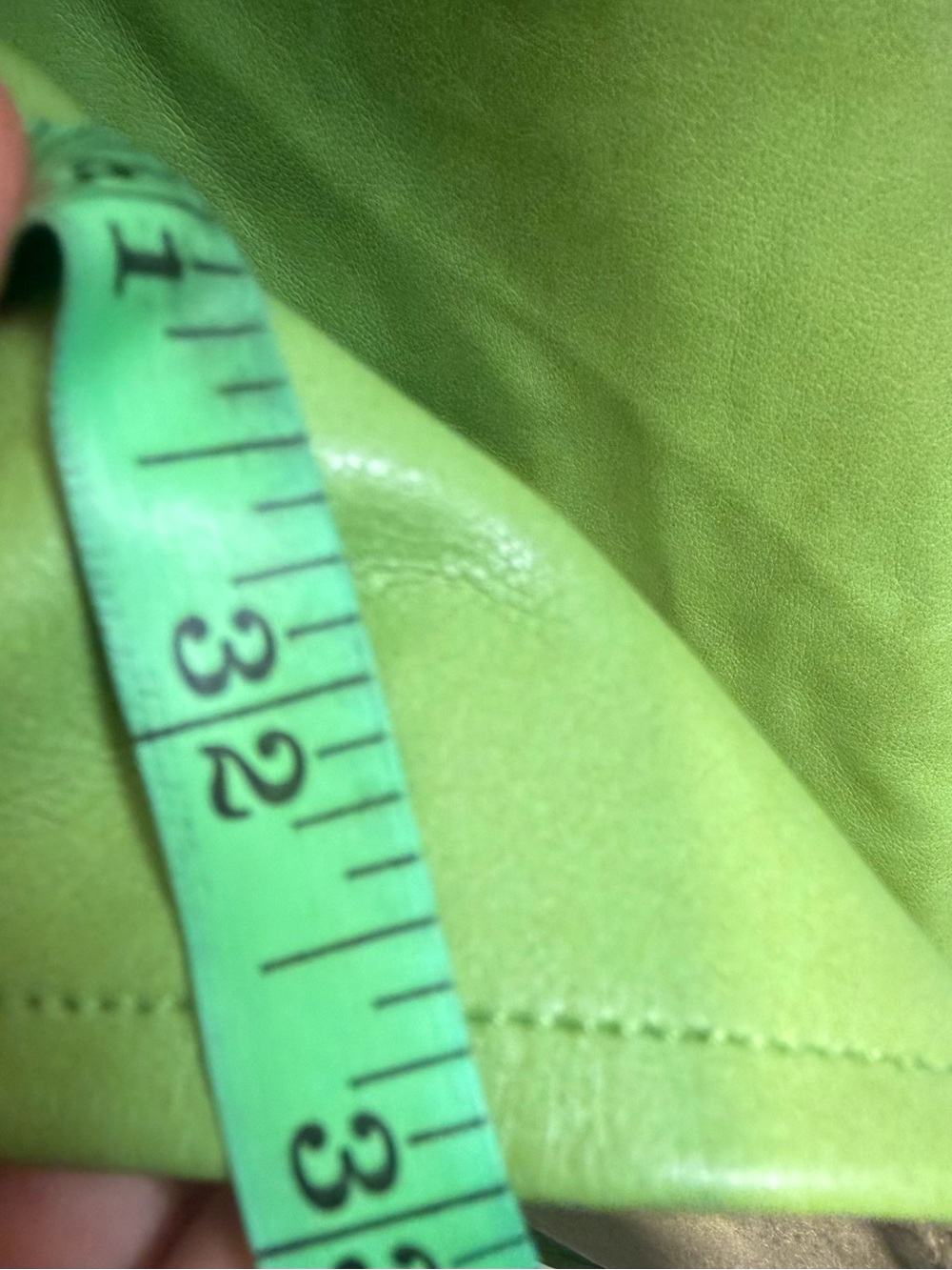 Avec Les Filles FAUX-EVER LEATHER™ FIT-AND-FLARE MINI DRESS in green Medium $129 - Picture 7 of 15
